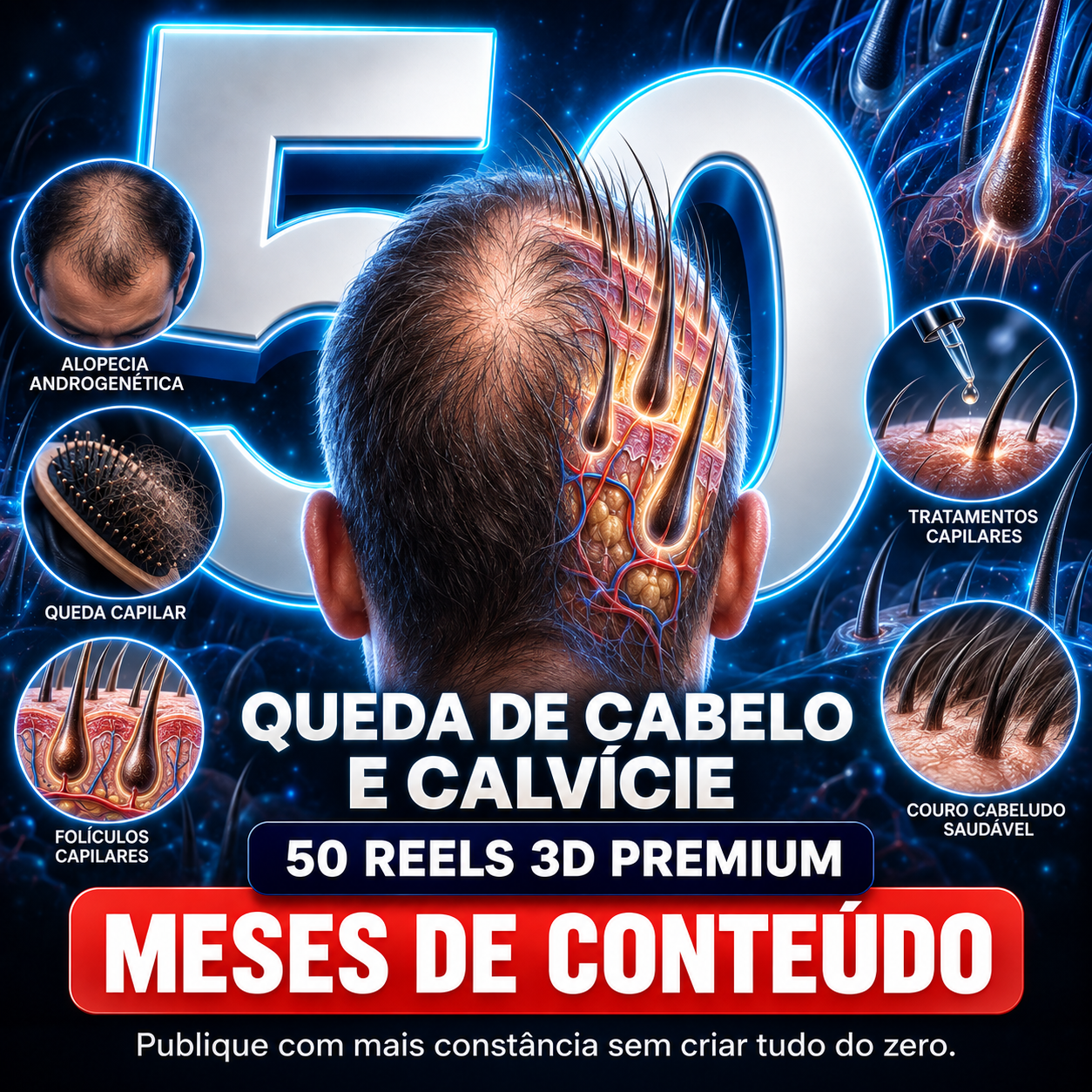 Mockup Tricologia e Queda de Cabelo