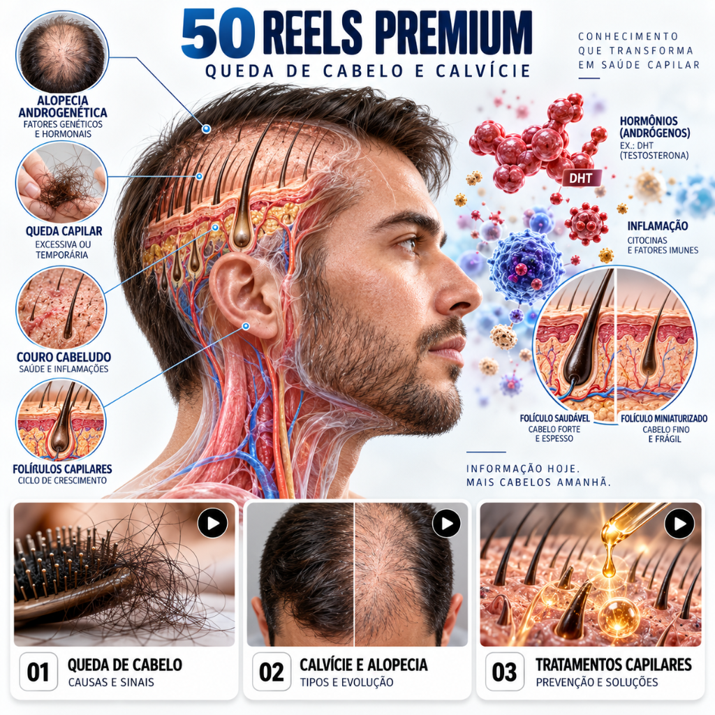 Queda de Cabelo e Calvície